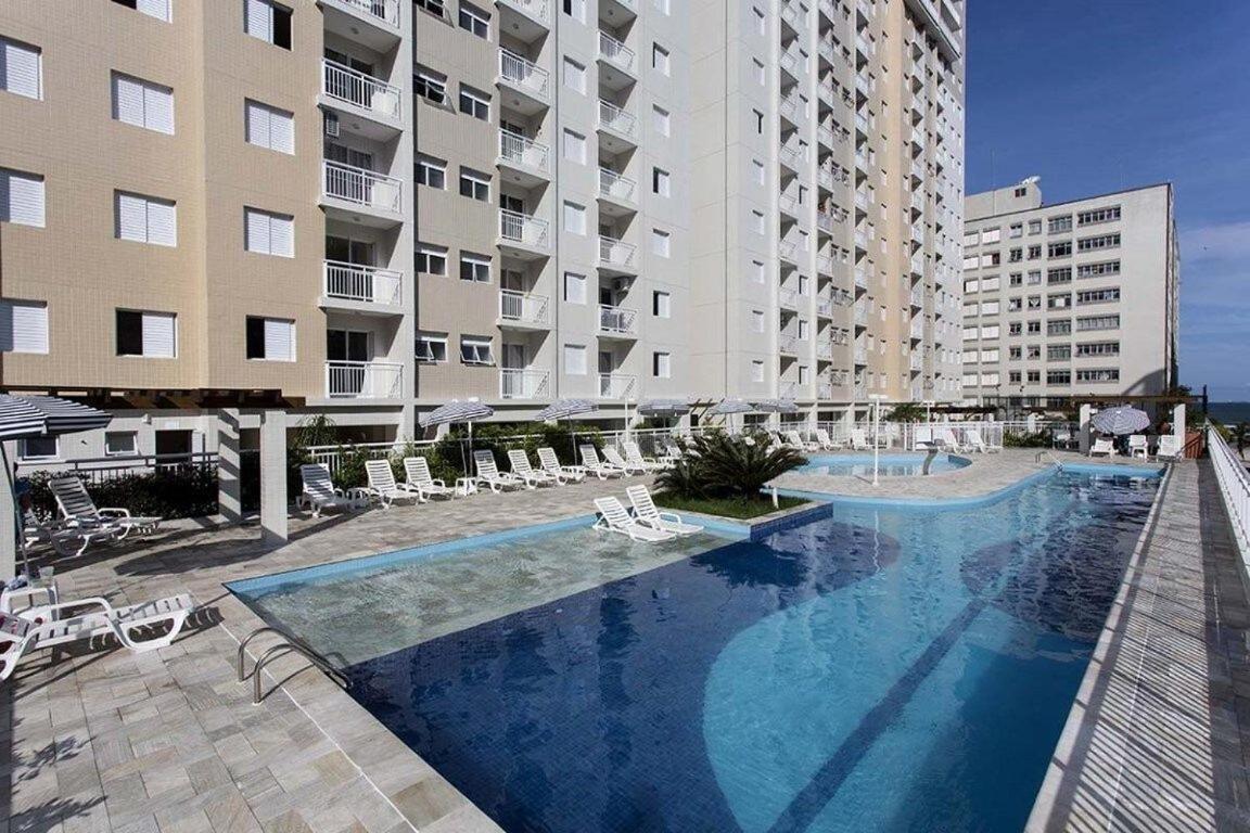 16º andar vista pro mar Praia Grande (Santos) Exterior foto