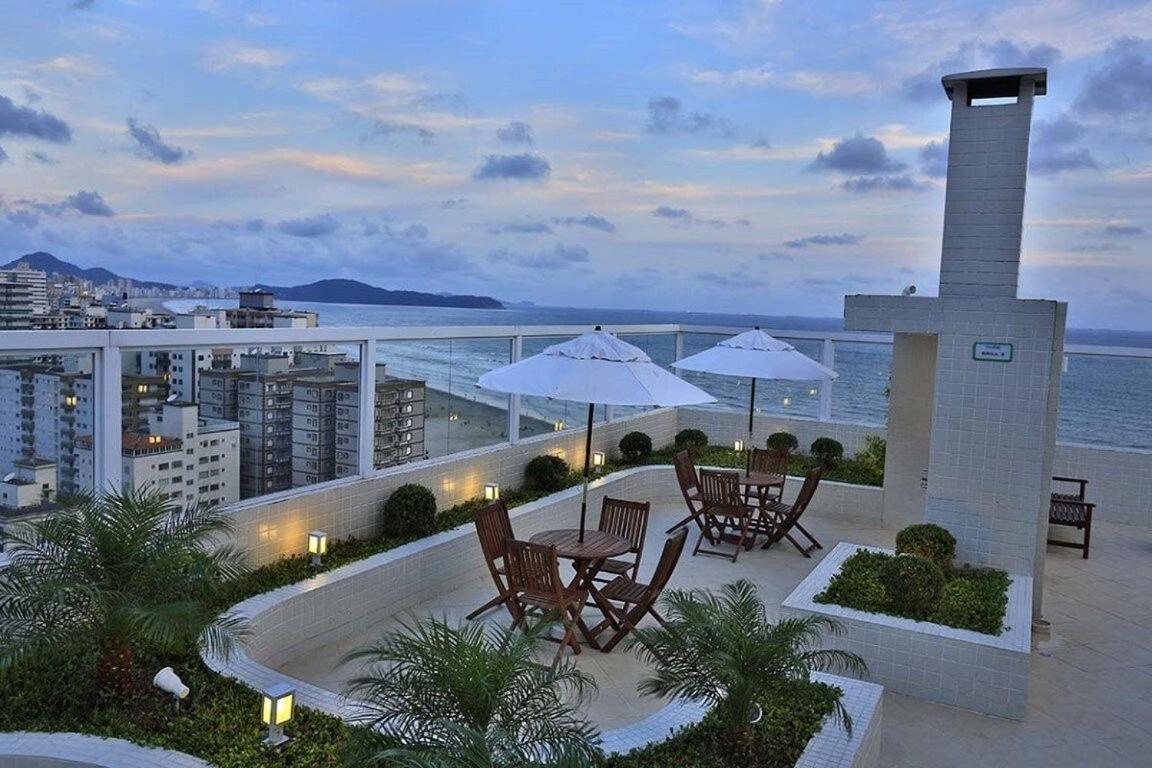 16º andar vista pro mar Praia Grande (Santos) Exterior foto