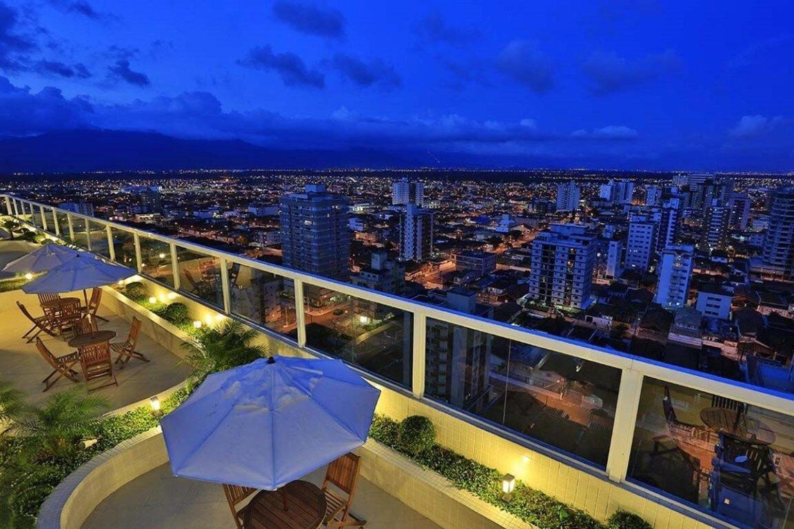 16º andar vista pro mar Praia Grande (Santos) Exterior foto